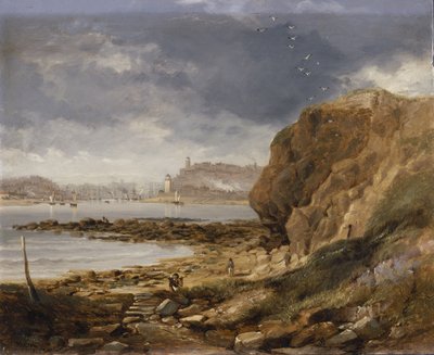 Shields from the harbour mouth by John Wilson Carmichael