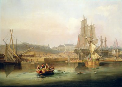 The Shipyard at Hessle Cliff by John Wilson Carmichael