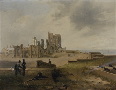Tynemouth Priory from the East by John Wilson Carmichael