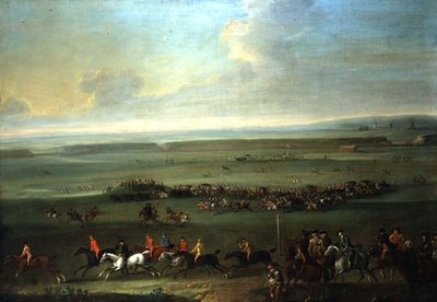 The Starting Post at Newmarket by John Wootton