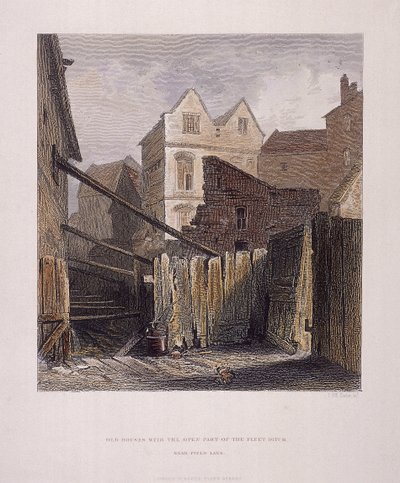 Fleet River, London by John Wykeham Archer