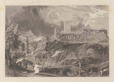 Richmond Castle and Town by John Wykeham Archer