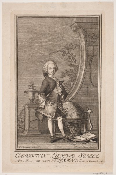 Christian Ludvig Scheel von Plessen by Jonas Haas