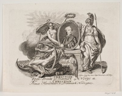 Christian VII as Crown Prince by Jonas Haas