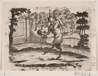 Vignette with Satyr by Jonas Haas