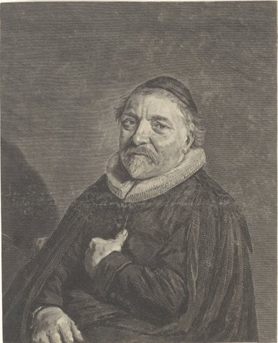 Portrait of Adriaen Tegularius by Jonas Suyderhoef