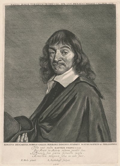 René Descartes by Jonas Suyderhoff, after Frans Hals