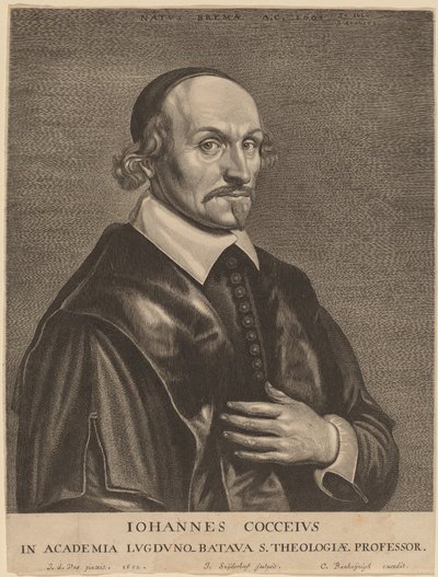 Johannes Cocceius by Jonas Suyderhoff after Jan de Vos