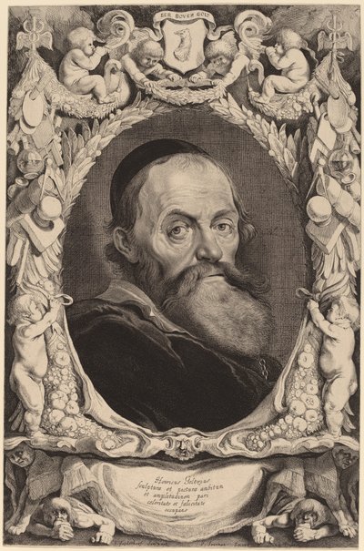 Hendrick Goltzius by Jonas Suyderhoff after Pieter Claesz Soutman