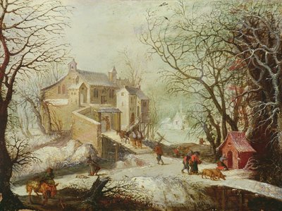 Winter Landscape by Joos or Josse de Momper