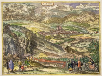View of Alhama by Joris Hoefnagel