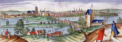 View of Tours, c.1561 by Joris Hoefnagel