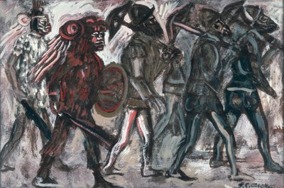 Los Teules by José Clemente Orozco