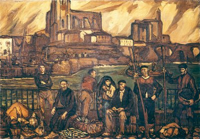 Basques of fishermen by Jose Gutierrez Solana
