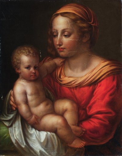 Madonna with Child by Josef Abel