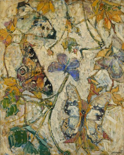 Butterflies, 1918 by Josef Albert