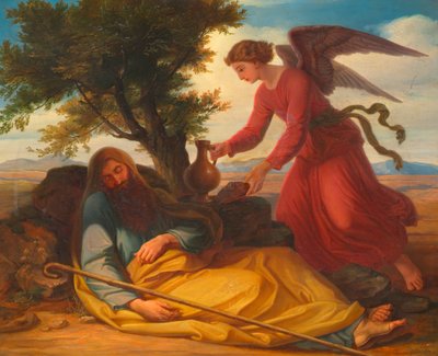 The Feeding of Jacob in the Desert by Josef Binder