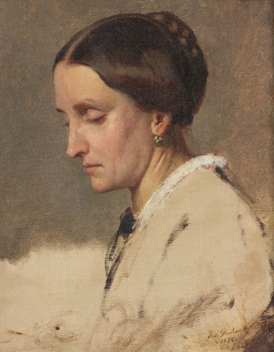Portrait of a Woman by Josef Danhauser