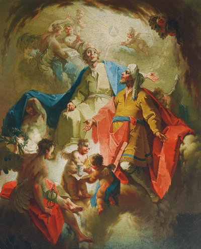Glory of Saints Cosmas and Damian by Josef Haller