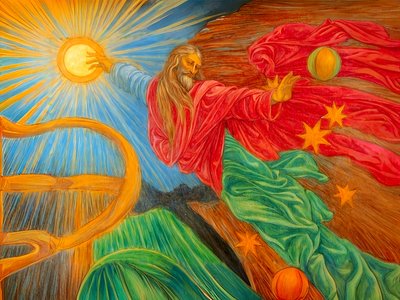 Creation of Heavenly Bodies by Josef Johann Michel