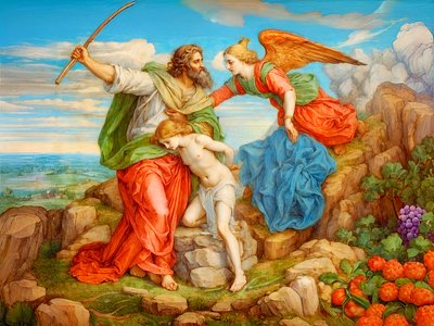 Sacrifice of Isaac by Josef Johann Michel