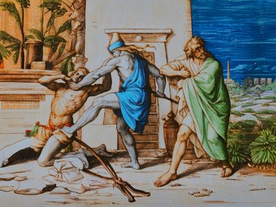 Moses Kills an Egyptian by Josef Johann Michel