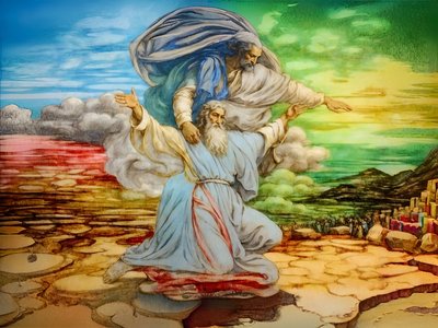 Moses Sees the Promised Land by Josef Johann Michel