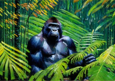Gorilla 3 by Josef Johann Michel