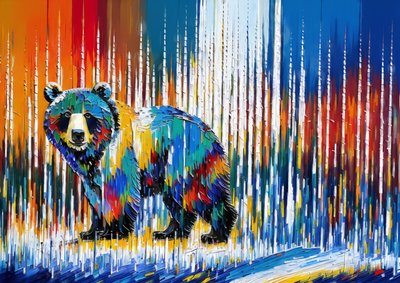 Animals Bear 1 by Josef Johann Michel