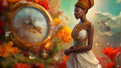 Dreamcore Breathlessly Timeless African 05 by Josef Johann Michel