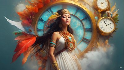 Dreamcore - Breathlessly Timeless Native American 01 by Josef Johann Michel
