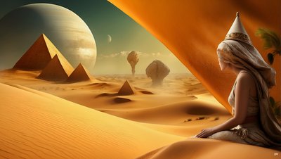 Dreamcore Dessert World 04 by Josef Johann Michel