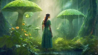Dreamcore Rainforest World 02 by Josef Johann Michel