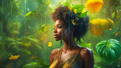 Dreamcore Rainforest World 04 by Josef Johann Michel