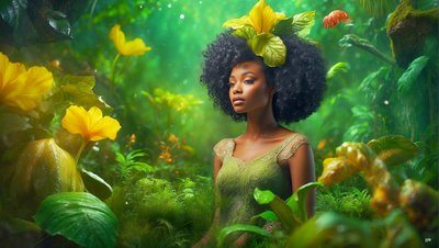 Dreamcore Rainforest World 05 by Josef Johann Michel