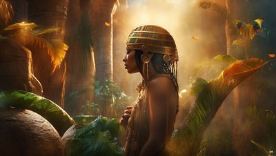 Dreamcore Ancient Egyptian World 02 by Josef Johann Michel