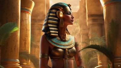 Dreamcore Ancient Egyptian World 05 by Josef Johann Michel