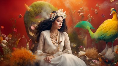 Dreamcore Dreamlike Scene Arabian 02 by Josef Johann Michel