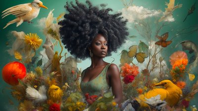 Dreamcore Dreamlike Scene Black 04 by Josef Johann Michel