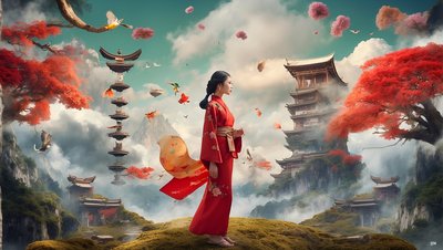 Dreamcore Dreamlike Scene Japanese 02 by Josef Johann Michel