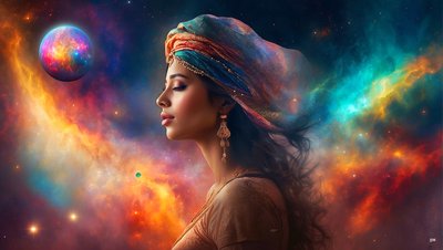 Dreamcore Universe Indian 05 by Josef Johann Michel