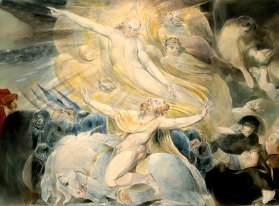 The Conversion of Saul (recreated by Blake) by Josef Johann Michel