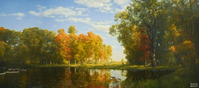 JJM Recreates Bierstadt-A: Autumn Forest by Josef Johann Michel