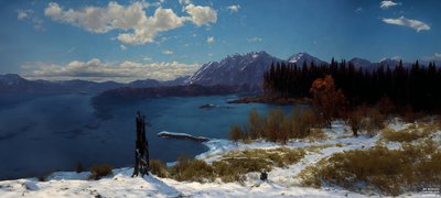 JJM Recreates Bierstadt-A: Lake Tahoe by Josef Johann Michel