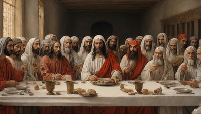 Jesus The Last Supper 01 by Josef Johann Michel