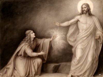 Jesus Said to Her - Do Not Hold On to Me 03 by Josef Johann Michel