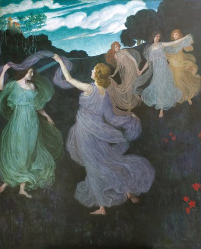 Dance of the Elves, 1888-1889 by Josef Maria Auchentaller