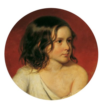 Child Portrait by Josef Matthäus Aigner