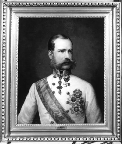Emperor of Austria Franz Joseph I by Josef Neugebauer