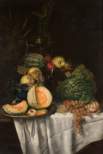 Fruit Still Life by Josef Neugebauer